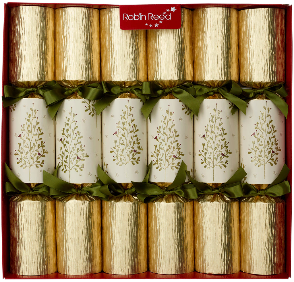 6 x 14" (35cm) Handmade Luxury Christmas Cracker by Robin Reed - Olive Tree - 82231