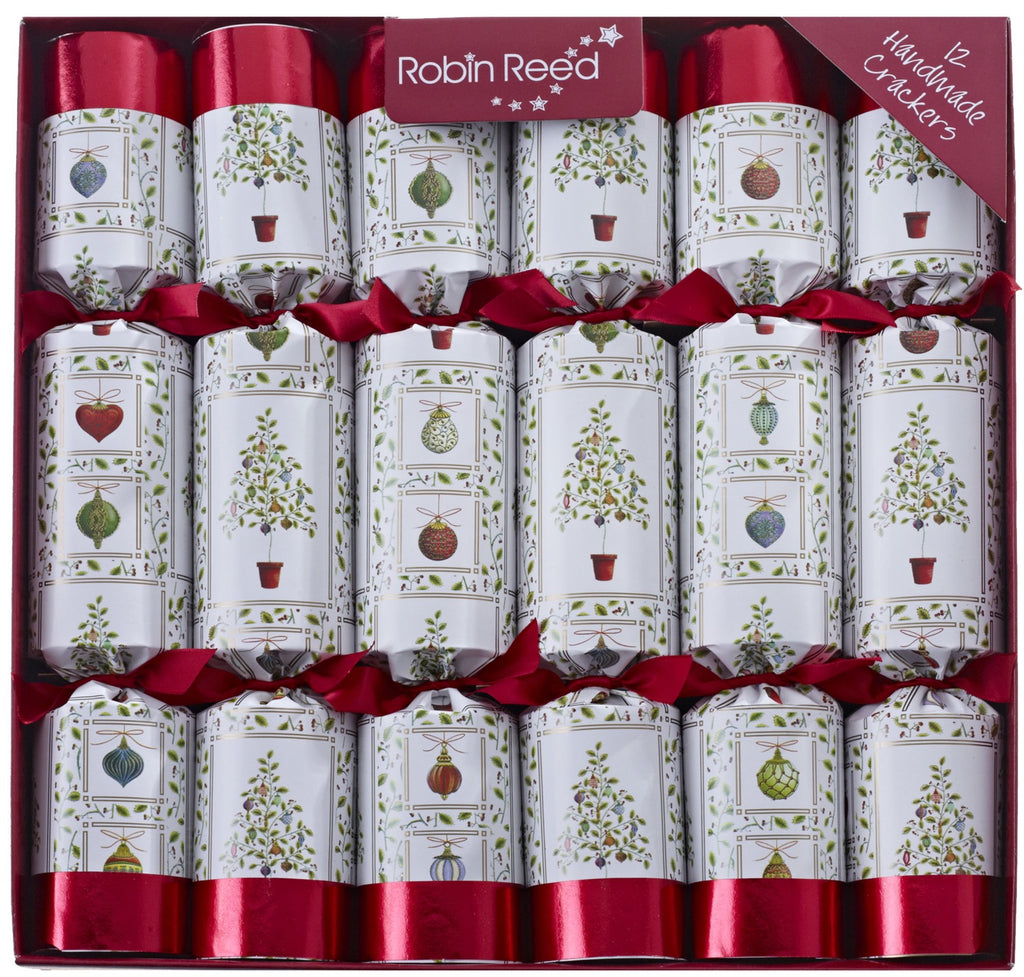 12 x 12" Handmade Christmas Crackers - Topiary Tree by Robin Reed -  (661)