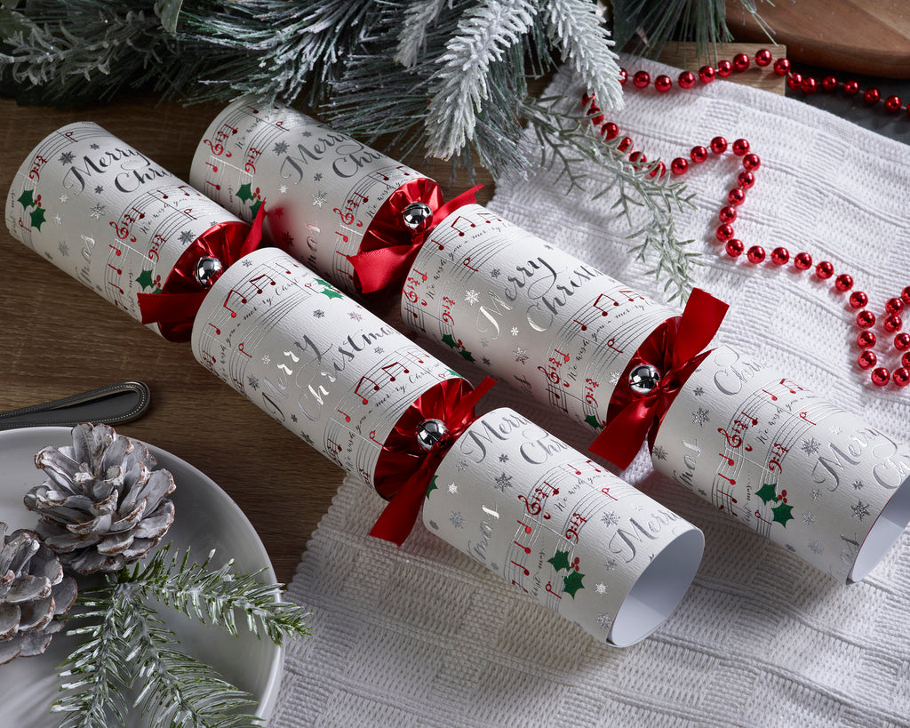 8 x 13" (33cm) Musical Christmas Crackers with CHIME BARS - Handmade by Robin Reed (71708)