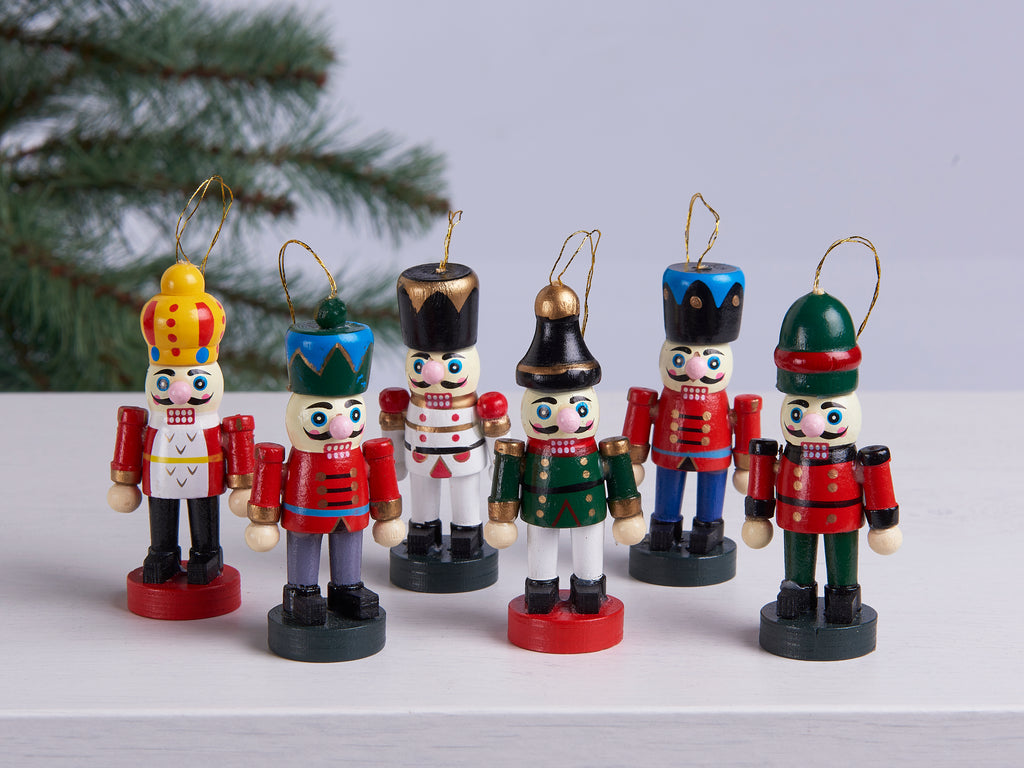 6 x 12" (30cm) Christmas Crackers NUTCRACKER COLLECTABLE ORNAMENTS by Robin Reed - 61701